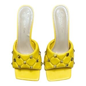 OLIVIA & KATE New York square toe sandals